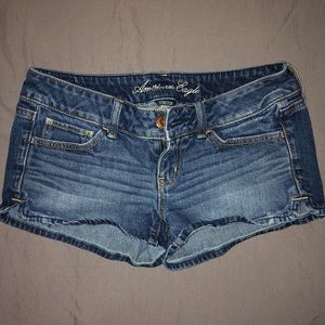 American eagle jean shorts